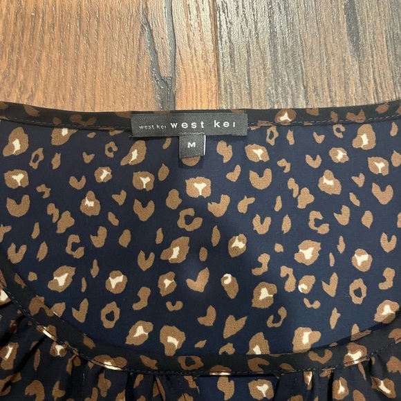 West Kei Casita Tie Front Blouse - Picture 4 of 5